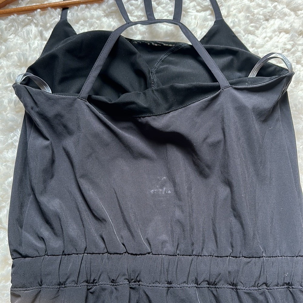 Athleta black Novella high-low sporty dress - Picture 6 of 8